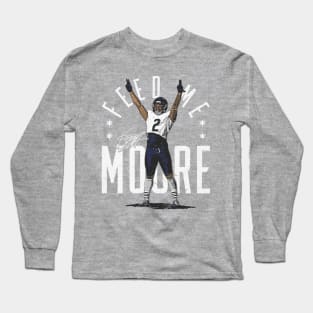 D.J. Moore Chicago Feed Me MOORE Long Sleeve T-Shirt